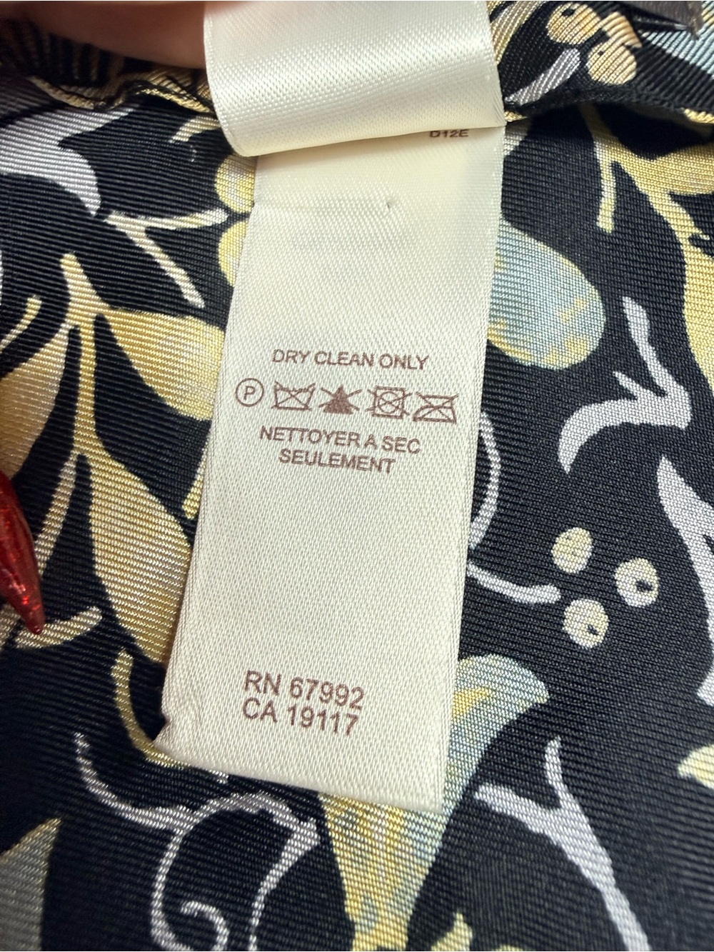1990s Vintage NWT Sigrid Olsen 100% Silk Skirt Floral Cottagecore Boho Petite 8P - Picture 5 of 9